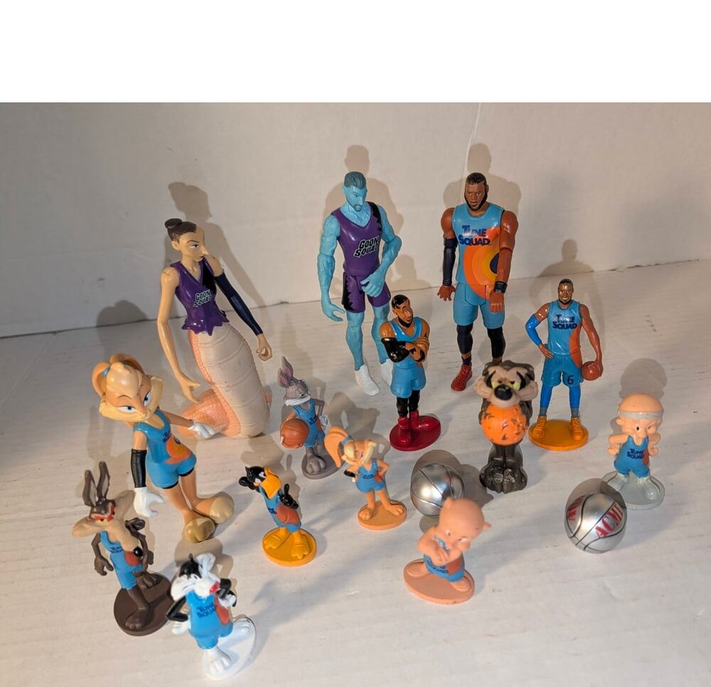 Vintage Action Figure Collectible Space Jam Figures Looney Tunes